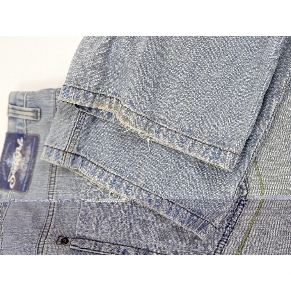 Southpole Jeans Mens 38x32 Baggy Relaxed Y2K Distressed Hip Hop Street Wear Wide